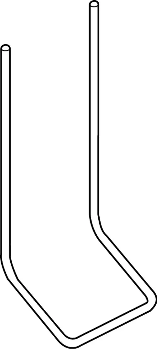Demontagewerkzeug mit einer spezifischen Form, geeignet für den Einsatz in Sanitärinstallationen von Ideal Standard, um Teile einfach zu entfernen oder zu montieren.